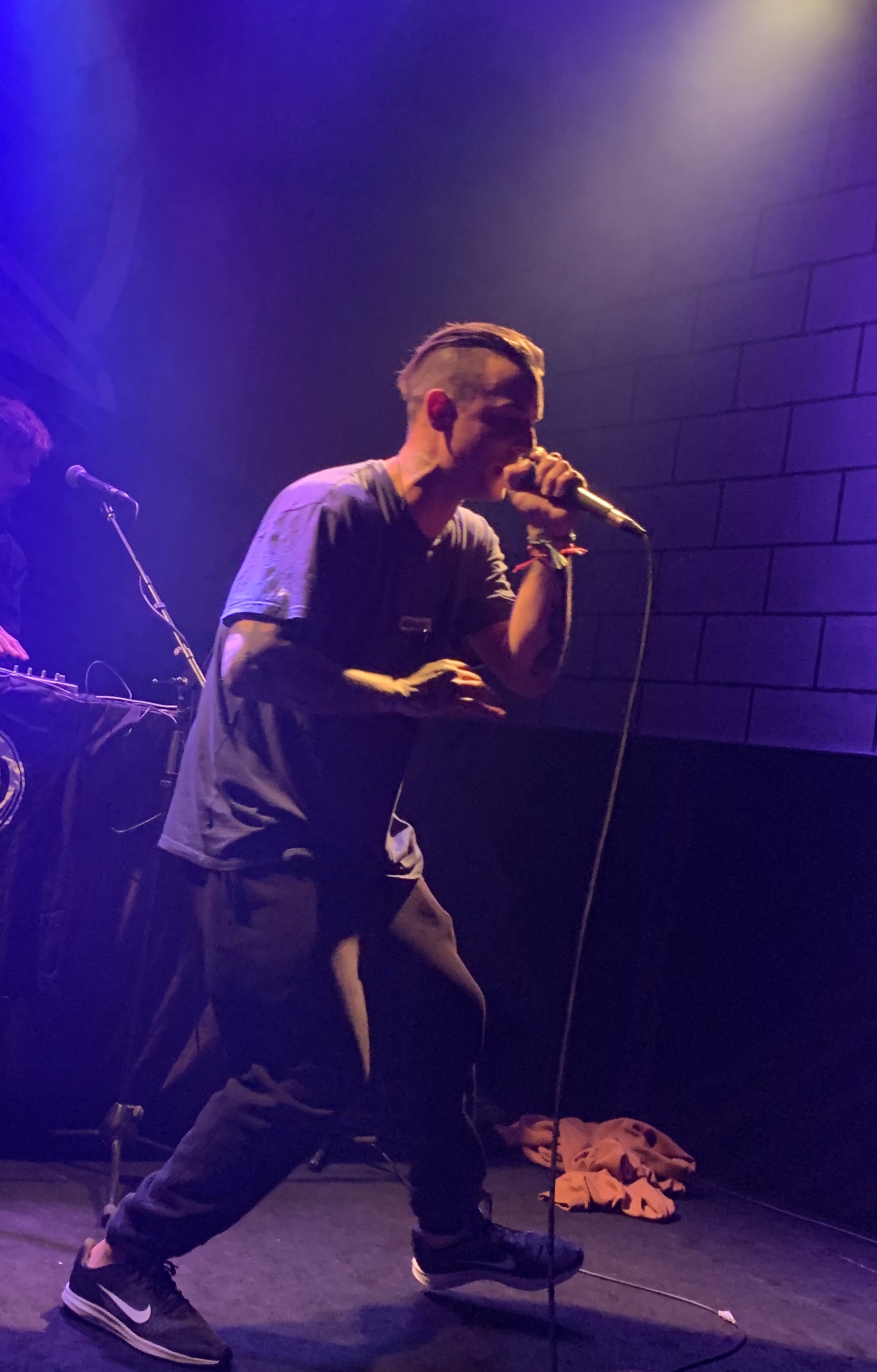 Azza D rapper on the stage